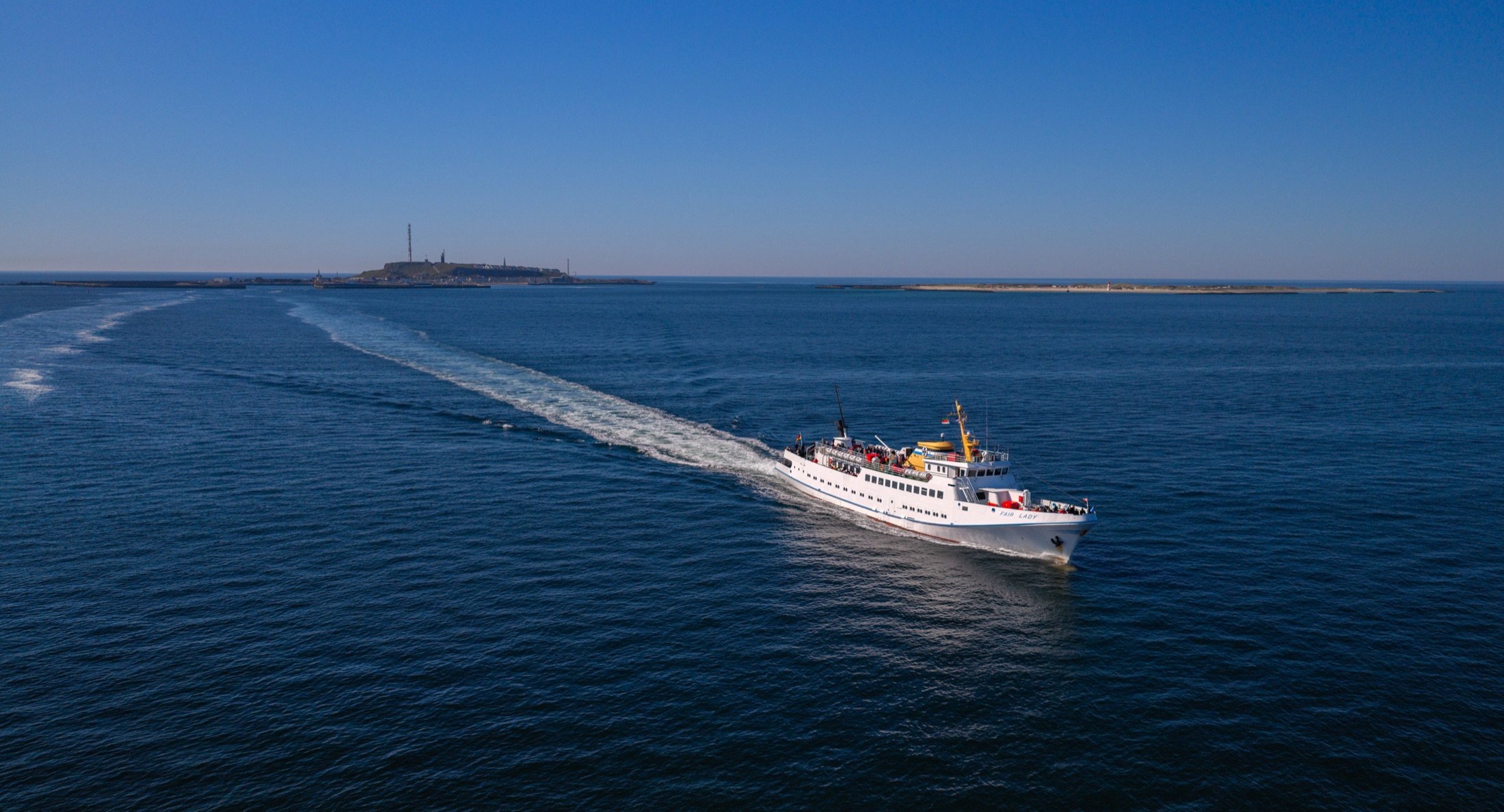 Luftaufnahme von Helgoland